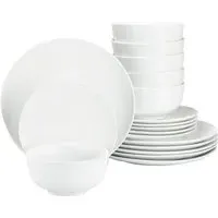 Vermont 18 Piece Dinner Set - White