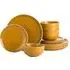 Waterside 12 Piece Dinner Set - Yellow