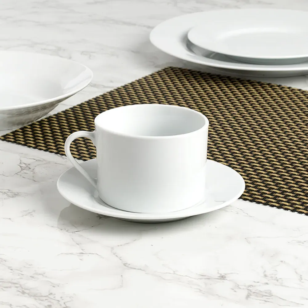 Waterside 20 Piece Dinner Set - White, Porcelain