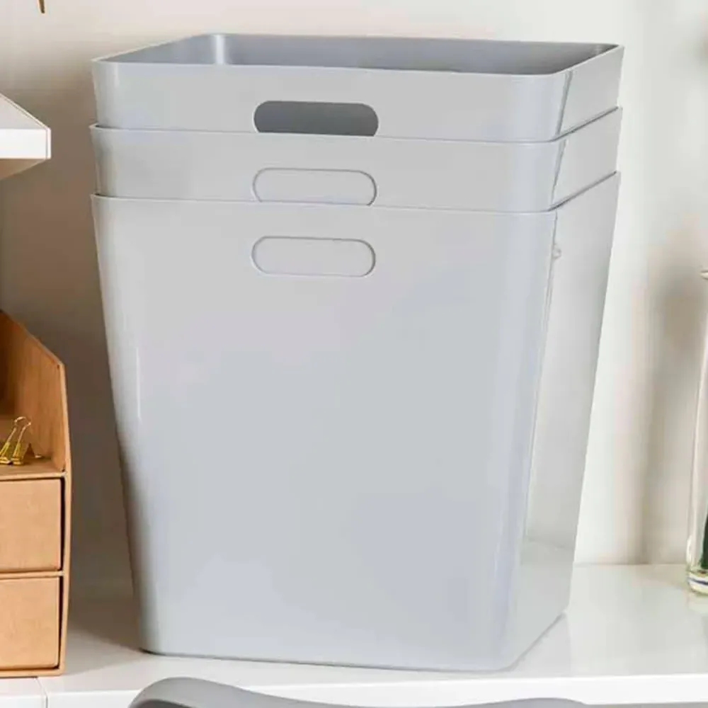 18L Storage Cube 3 Pack - Grey image