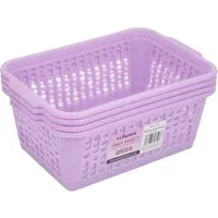 Medium Handy Basket 4 Pack - Orchid Bloom