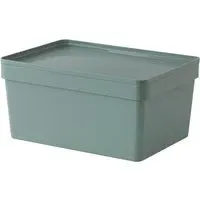 Opaque A4 Storage Box Deep - Sage