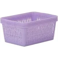 Small Handy Basket 4 Pack - Orchid Bloom