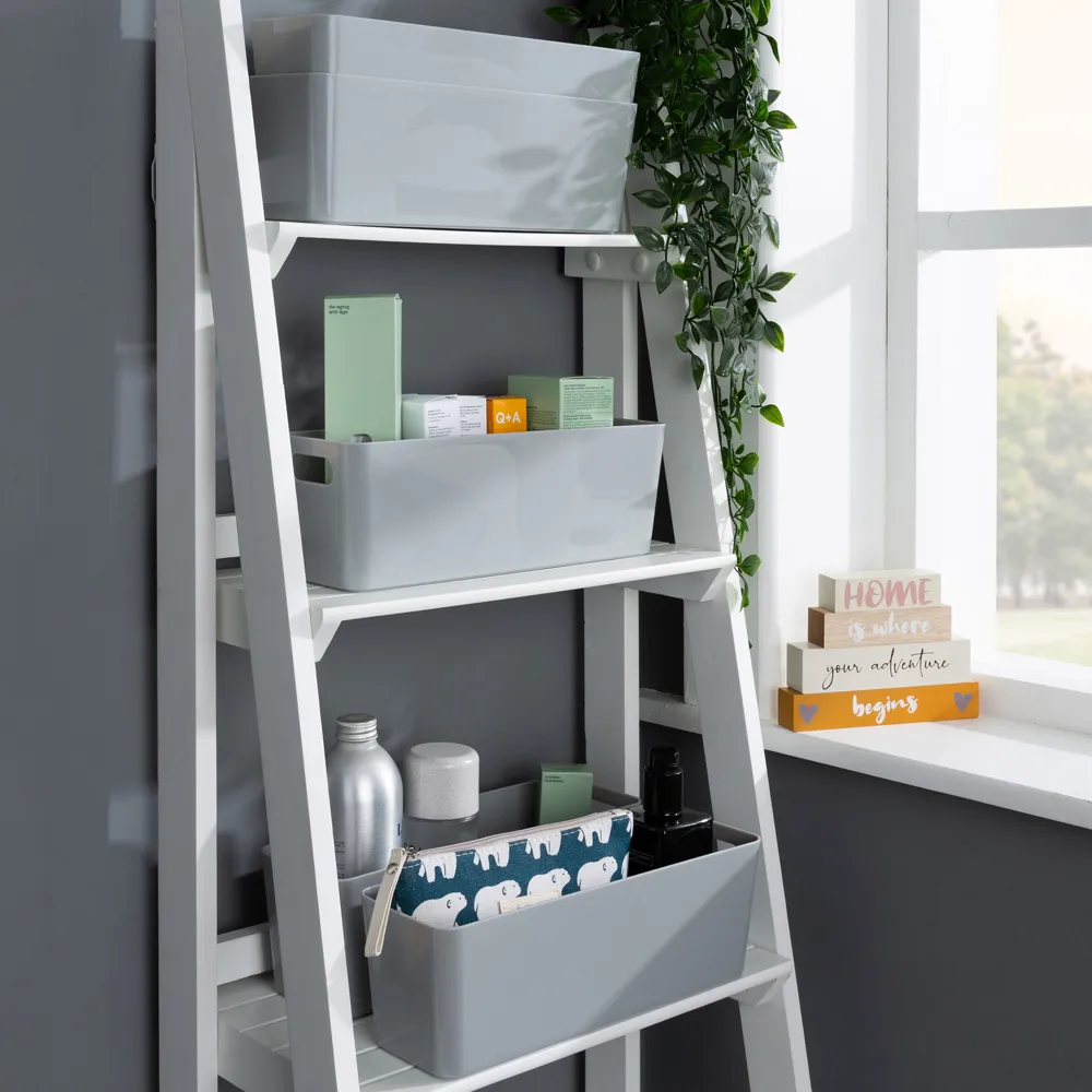 Studio 7.01 Rectangular Storage Basket 5 Pack - Grey