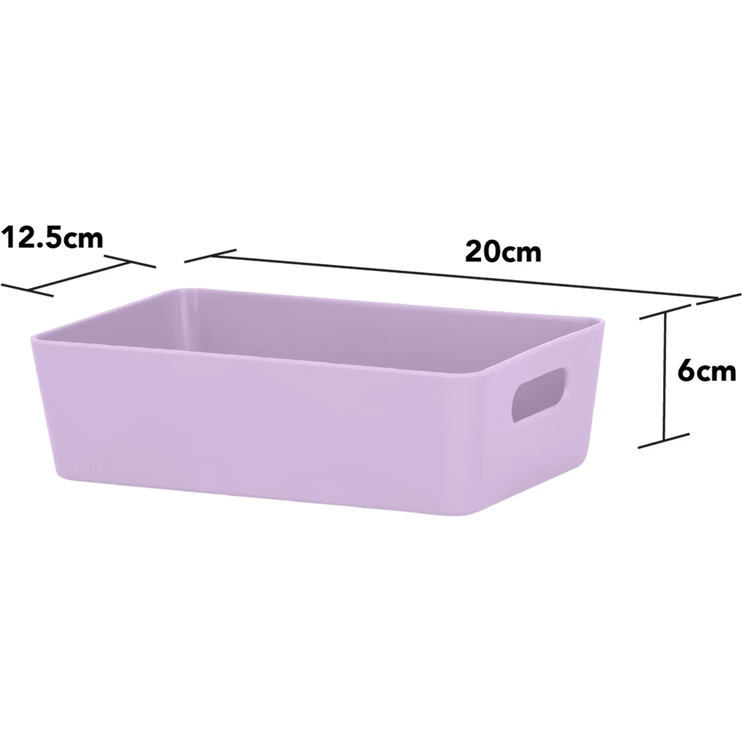 Studio Storage Basket with Handles - Lilac