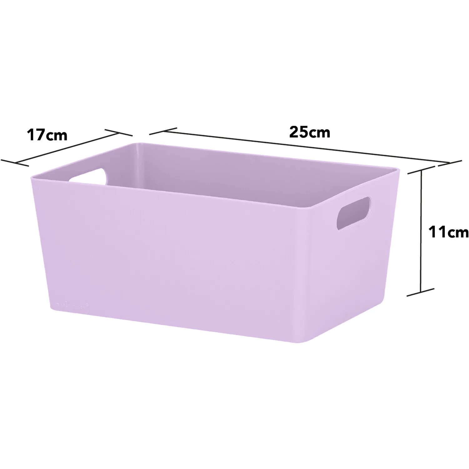 Studio Storage Basket with Handles - Lilac