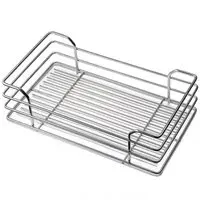 Chrome Pullout Basket 500mm - Silver