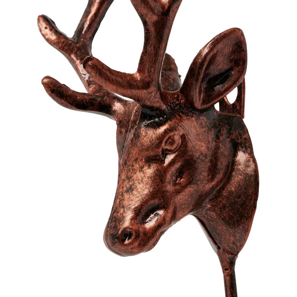 Country Stags Head Wall Hook HYS010 - Copper