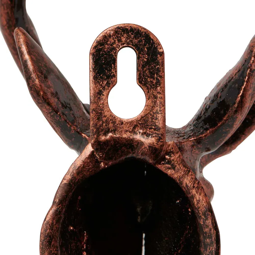 Country Stags Head Wall Hook HYS010 - Copper