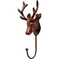 Country Stags Head Wall Hook HYS010 - Copper