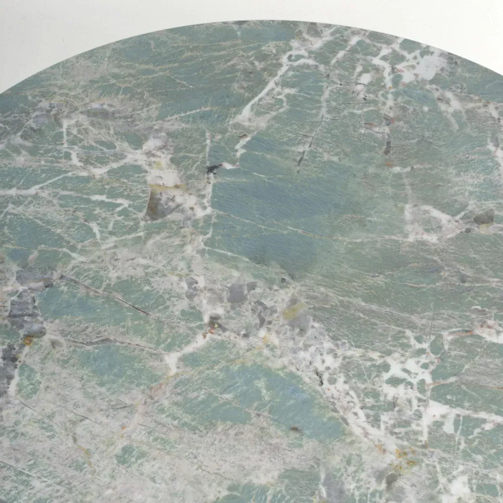 Delta Round Nest of Tables Set of 2 - Reflective Green