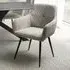 Denver Set of 2 Dining Chairs - Mink, Corduroy