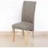 Karta Set of 2 Scroll Back Dining Chairs - Oatmeal, Tweed