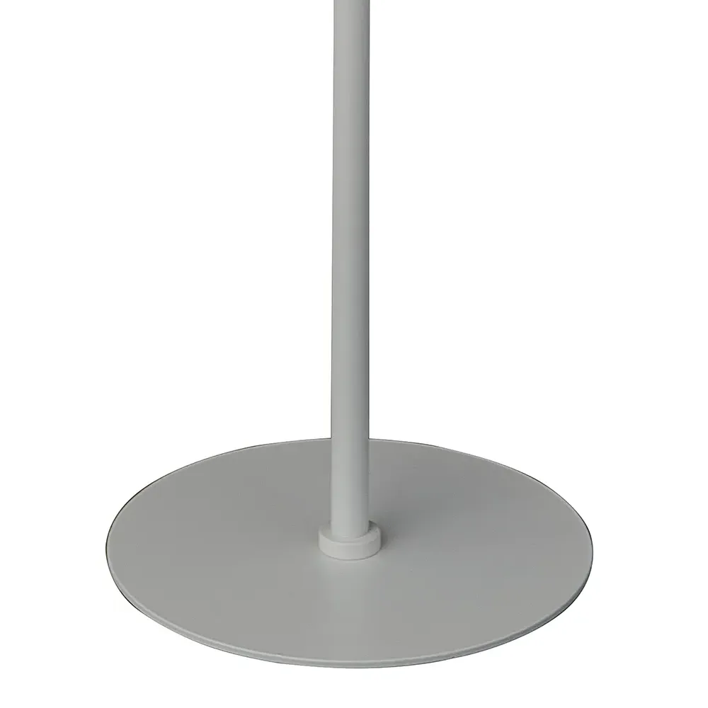 Metal Stick Floor Lamp - White