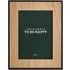 Oak and Black Frame with Stand 5x7 inches - Black, Oak