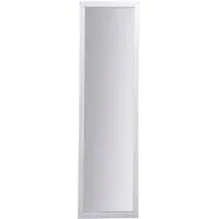 Over Door Mirror with Glitter Frame - Silver