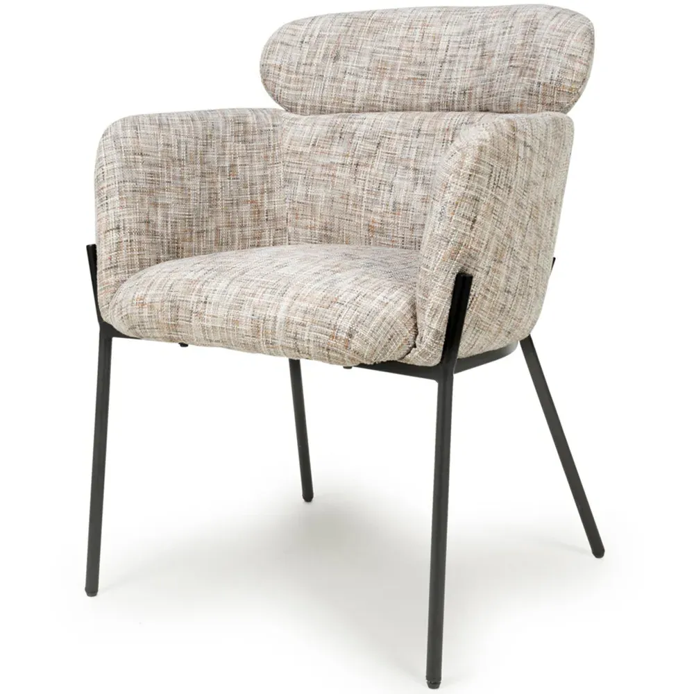 Rome Set of 2 Accent Chairs - Light Toffee