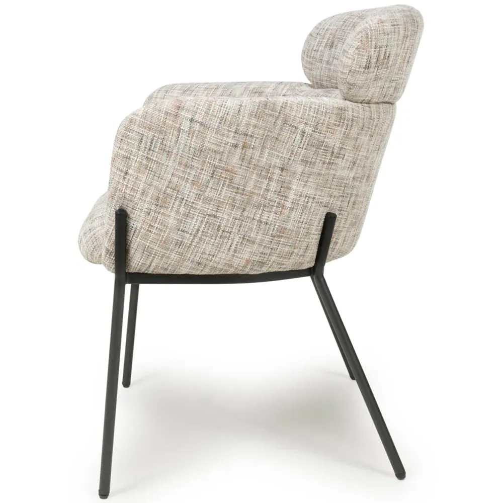 Rome Set of 2 Accent Chairs - Light Toffee