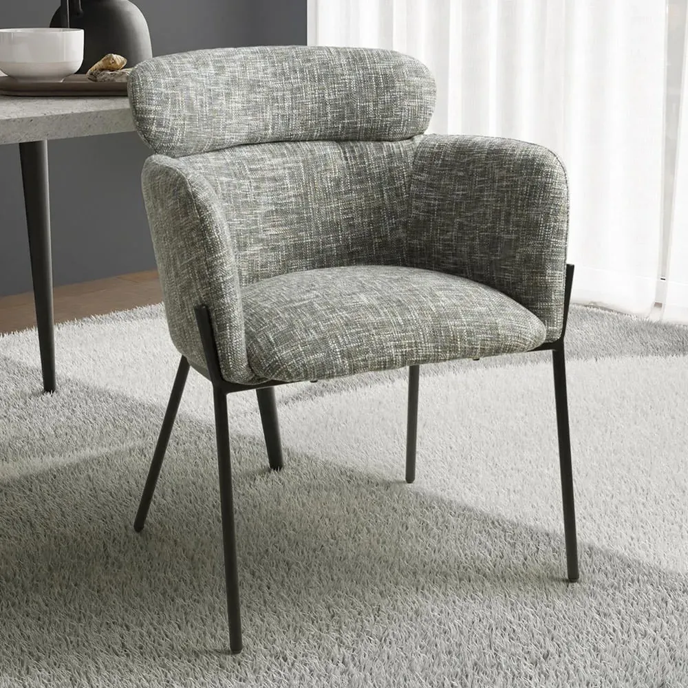 Rome Set of 2 Accent Chairs - Moss Heather