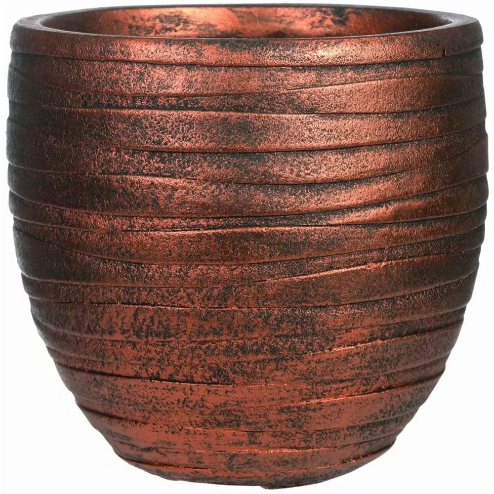Row Style Indoor Plant Pot - Bronze image