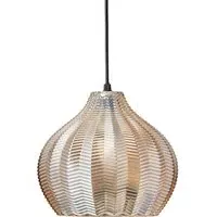 Sunrise Glass Pendant Light - Brown