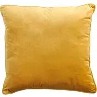 Velour Cushion - Ochre