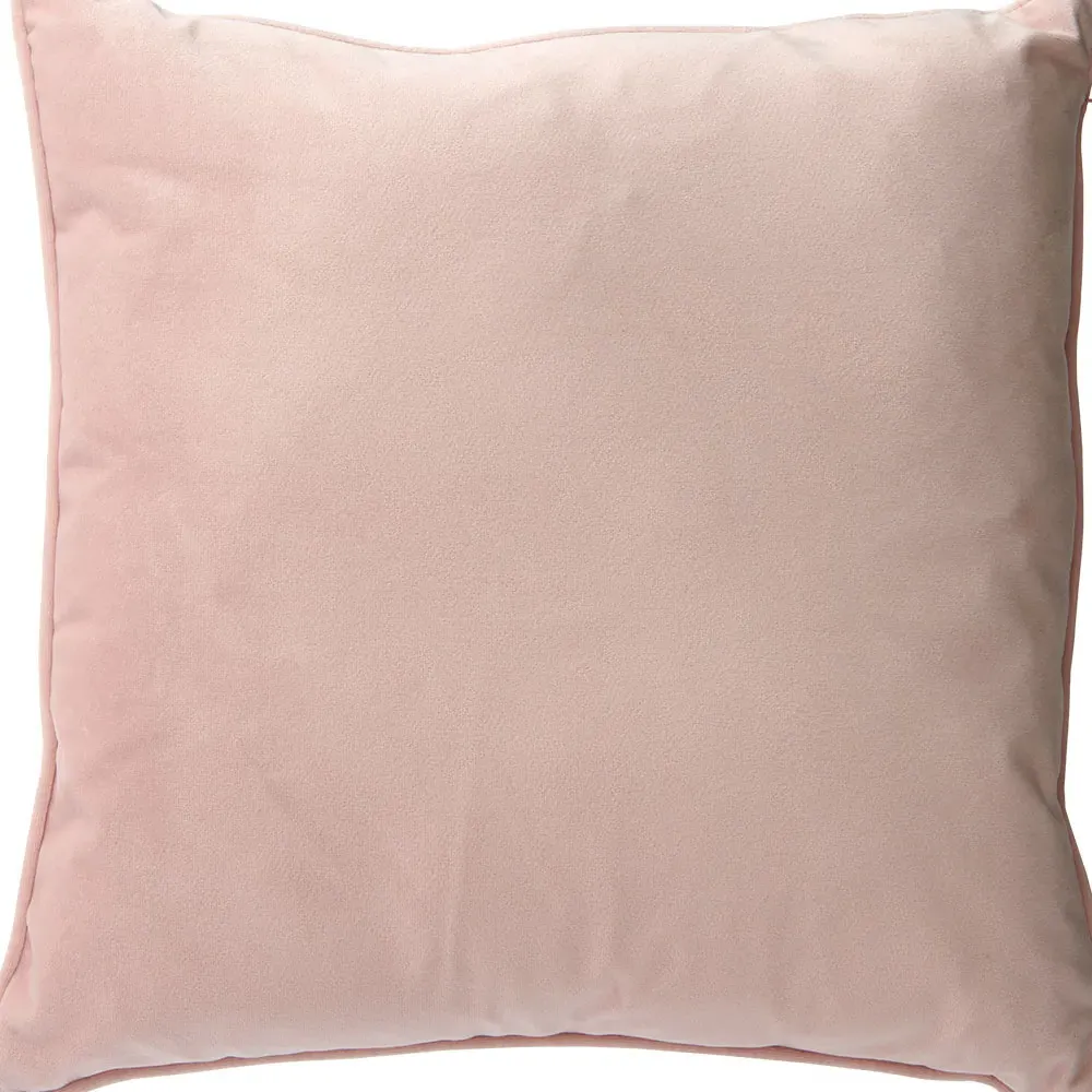 Velour Cushion - Pink