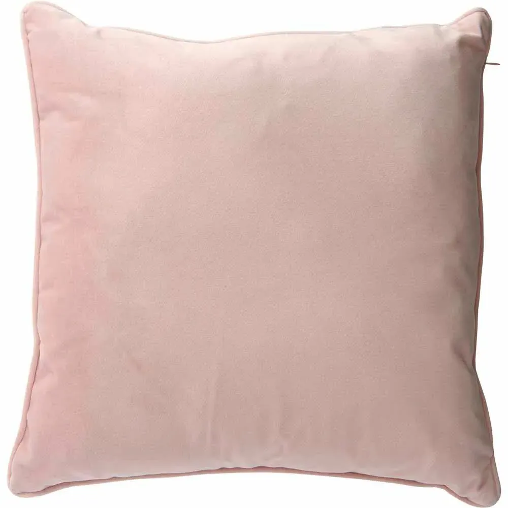 Velour Cushion - Pink