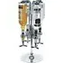 4 Bottle Bar Optic Drinks Dispenser - Chrome