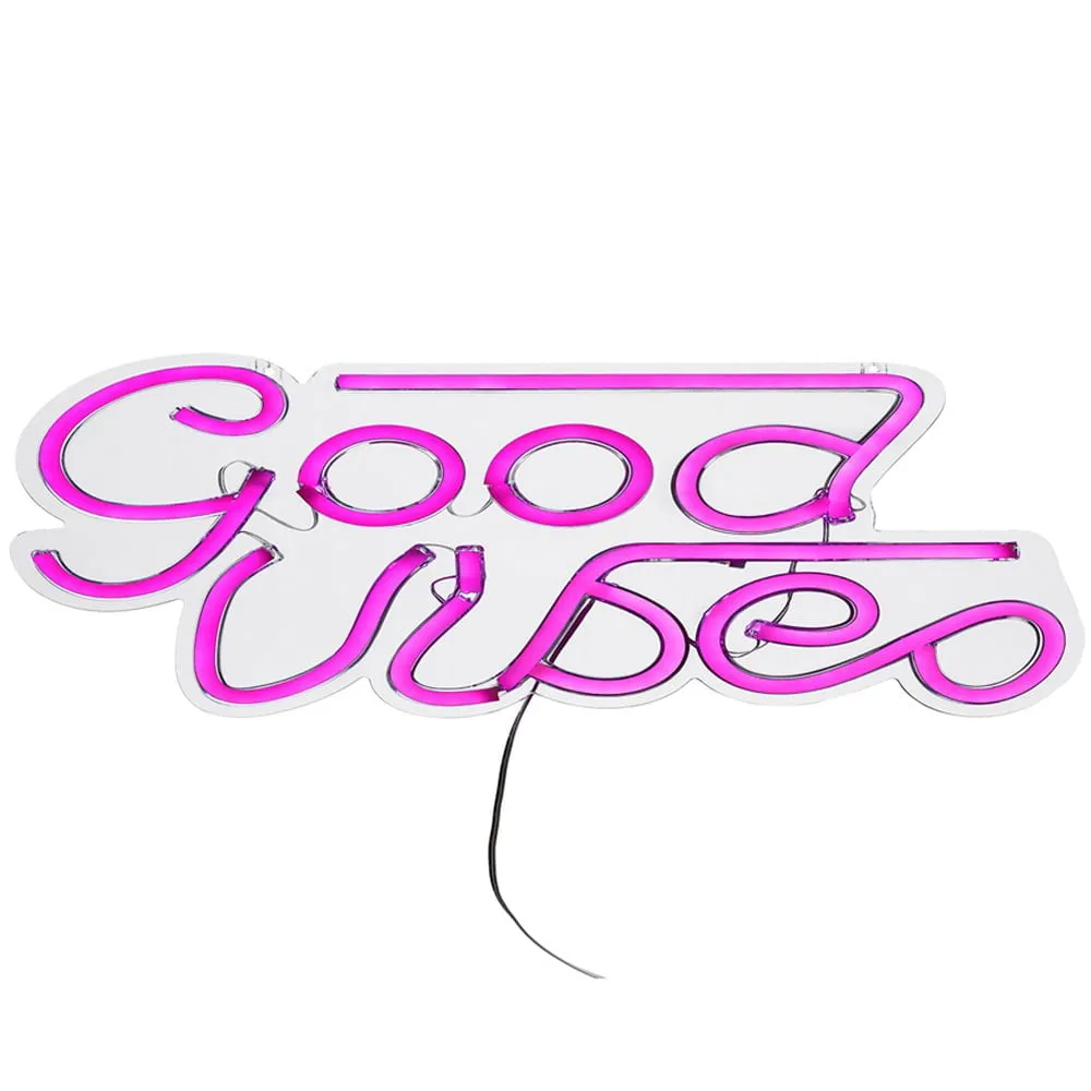 Neon Good Vibes Light - Rainbow