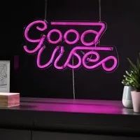 Neon Good Vibes Light - Rainbow