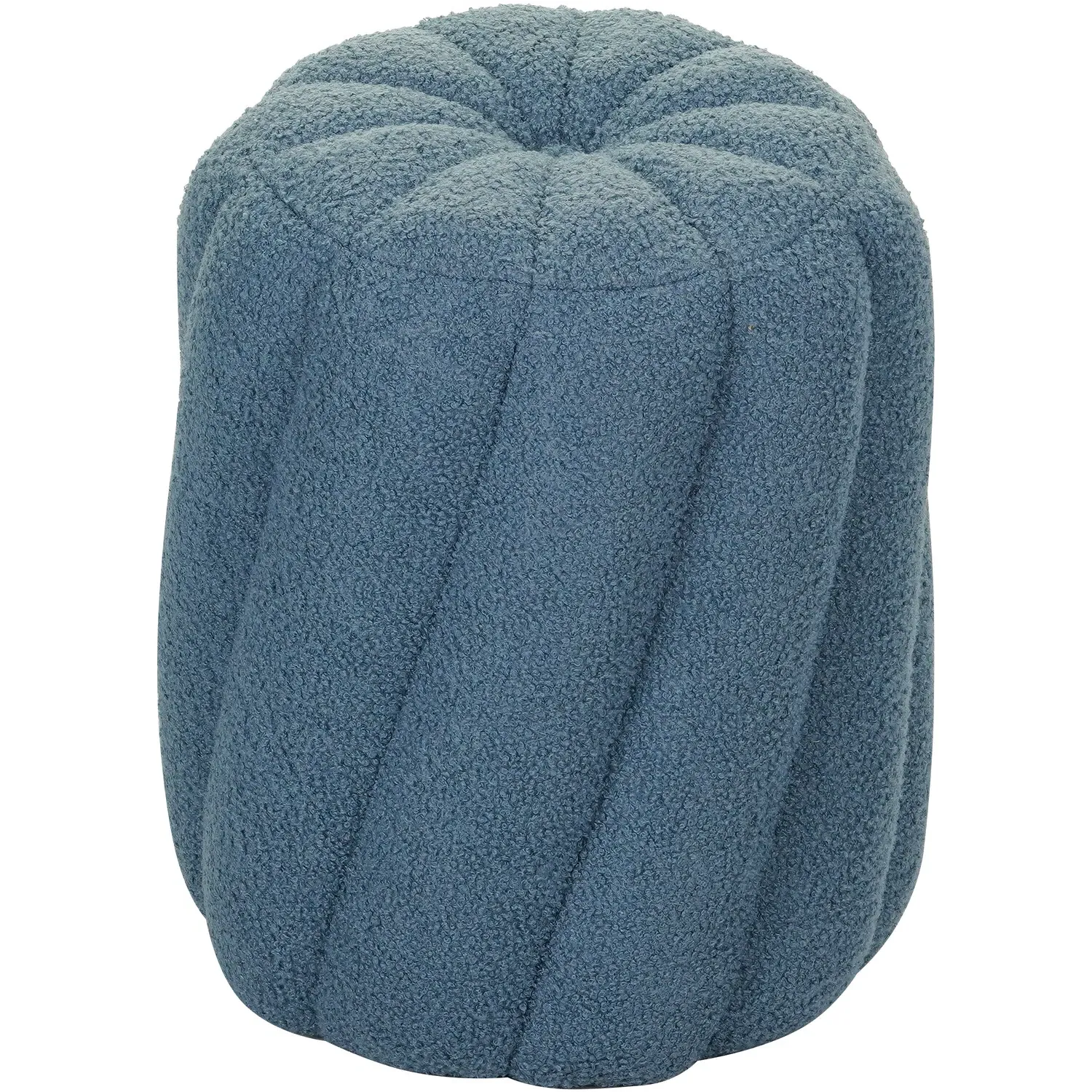 Twisted Footstool - Blue