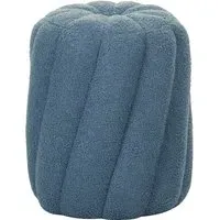Twisted Footstool - Blue