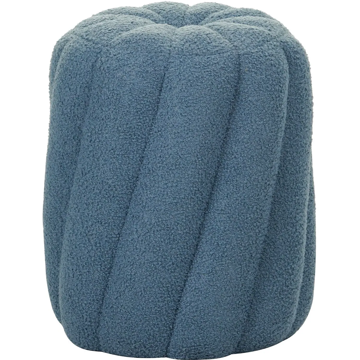 Twisted Footstool - Blue image
