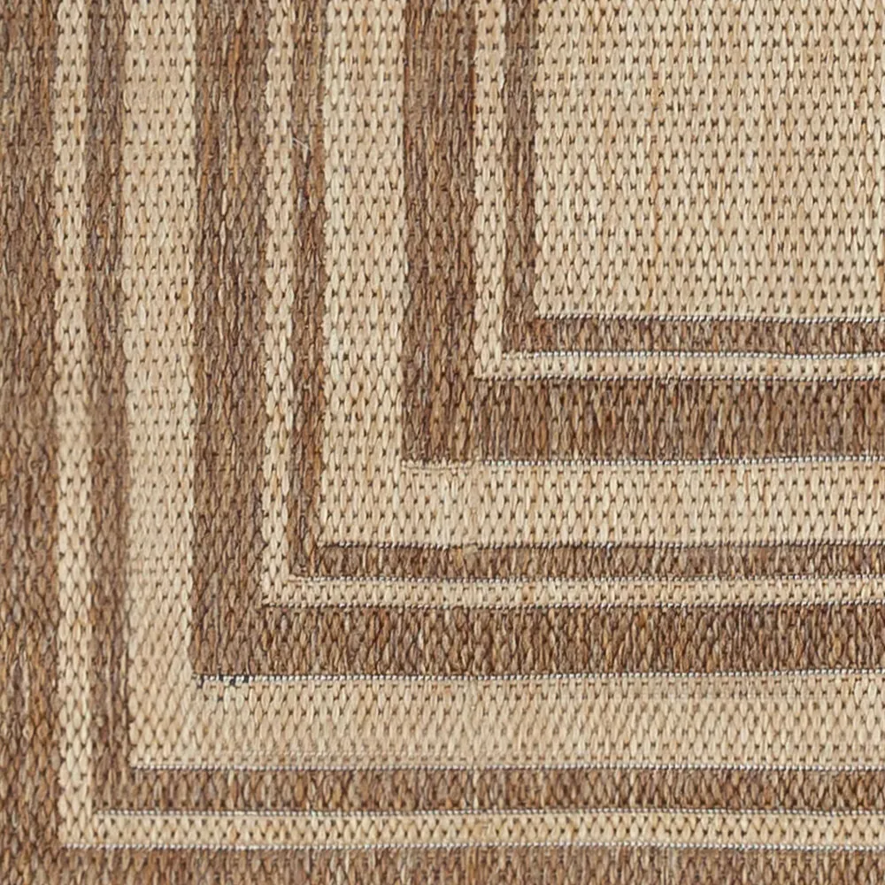 Camber Jute Effect Indoor Outdoor Rug - Cream