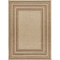 Camber Jute Effect Indoor Outdoor Rug - Cream