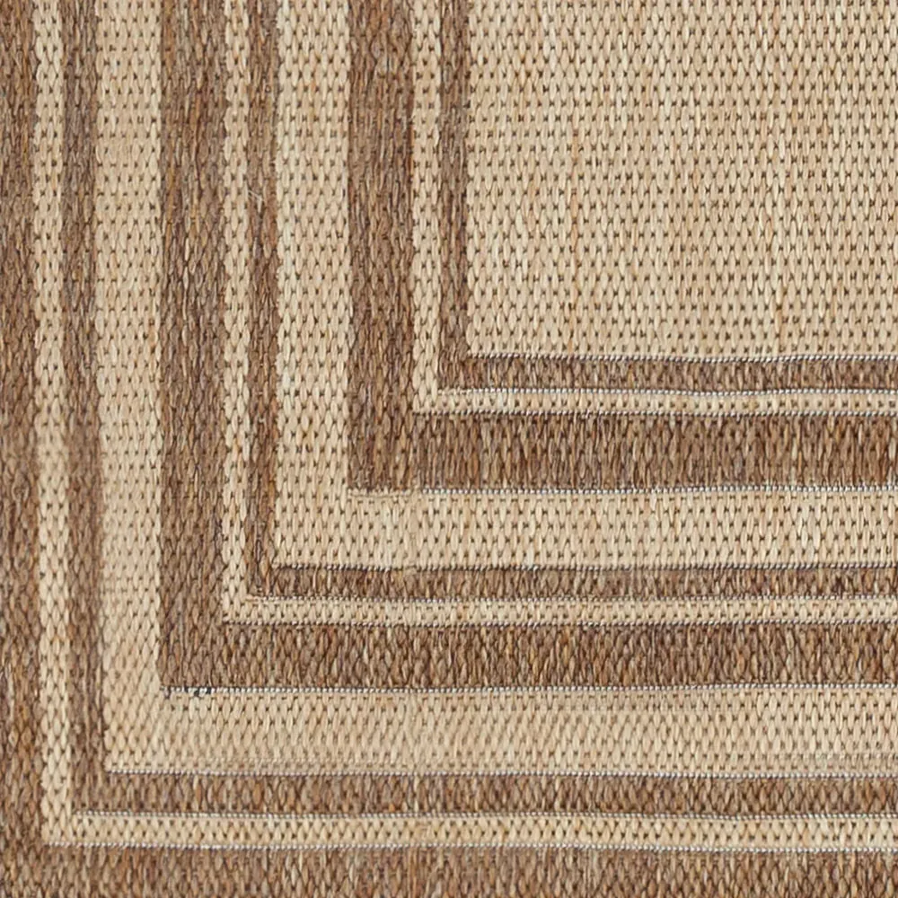 Camber Jute Effect Indoor Outdoor Rug - Cream
