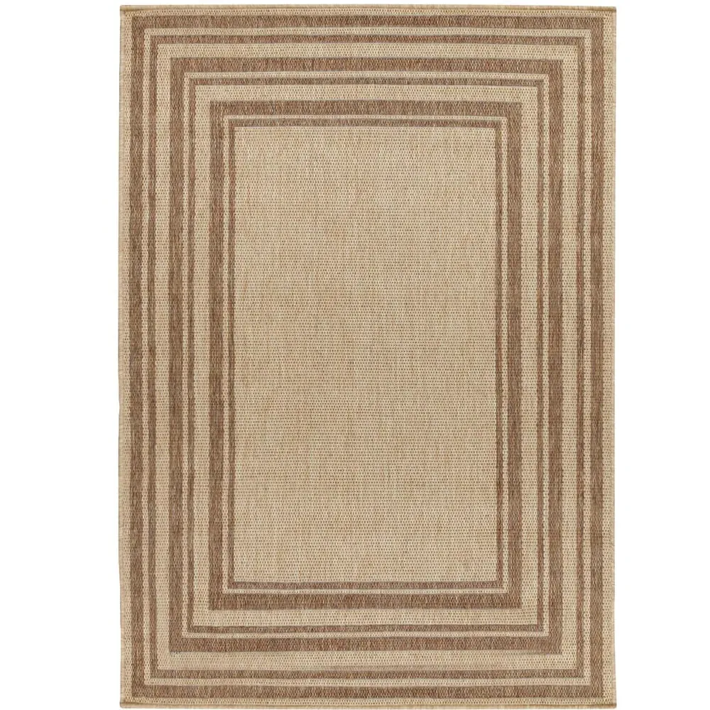 Camber Jute Effect Indoor Outdoor Rug - Cream