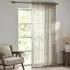 Cirrus Sheer Tab Top Curtain Panel - Linen