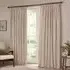 Hebden Striped Pencil Pleat Curtains - Cream, Cotton