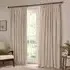 Hebden Striped Pencil Pleat Curtains - Cream, Cotton