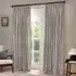 Hebden Striped Pencil Pleat Curtains - Grey, Cotton