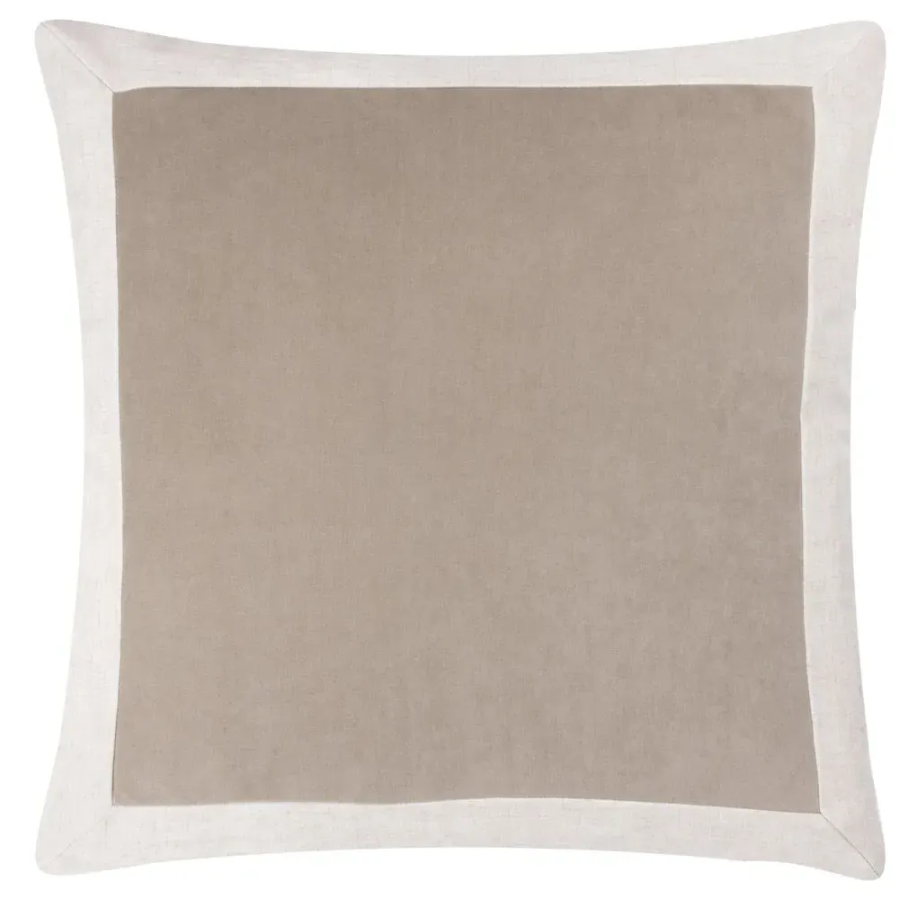 Auden Linen Velvet Cushion - Doe