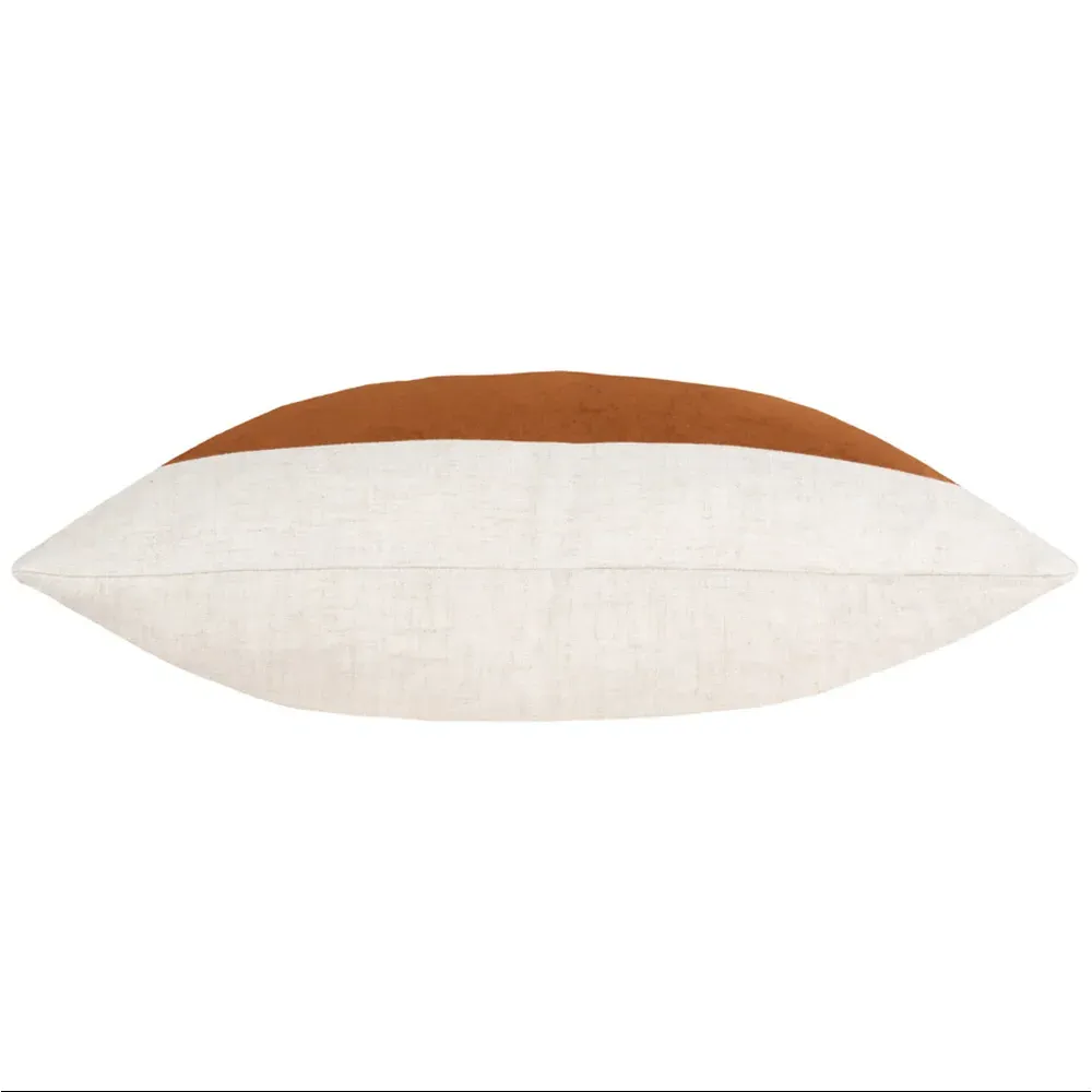 Auden Linen Velvet Cushion - Pecan
