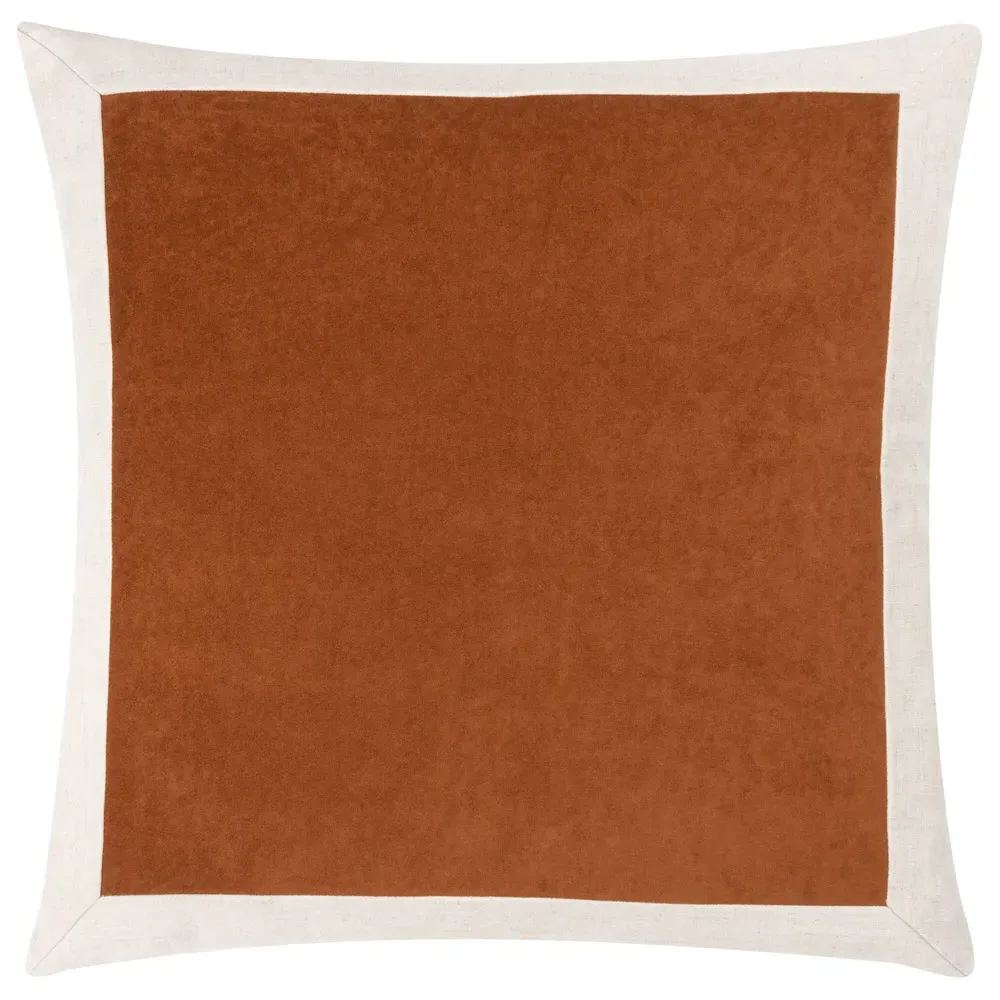 Auden Linen Velvet Cushion - Pecan