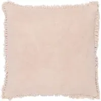 Bertie Cotton Velvet Cushion - Cream