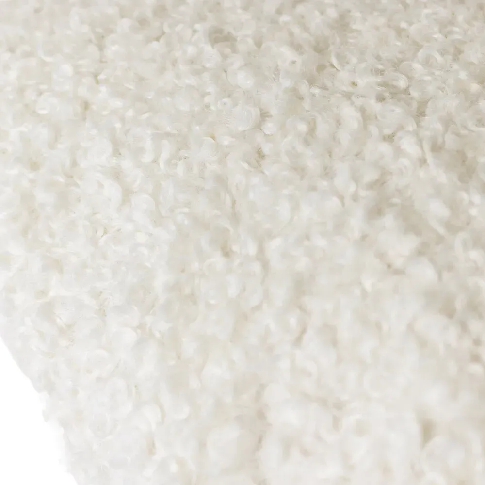 Cabu Chunky Boucle Cushion - Cream