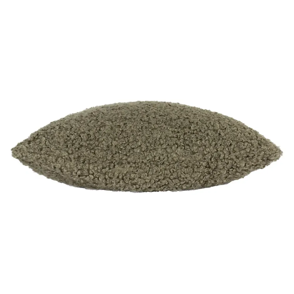 Cabu Chunky Boucle Cushion - Green