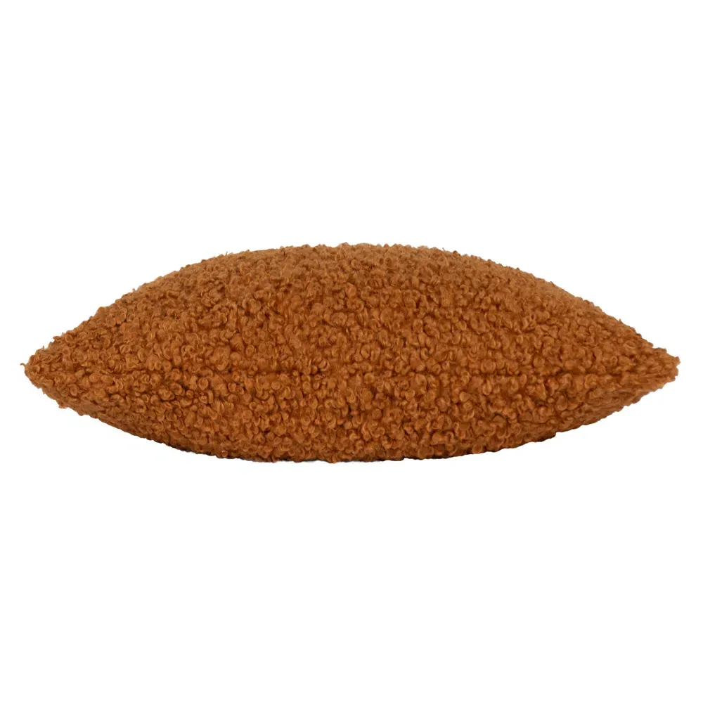 Cabu Chunky Boucle Cushion - Orange