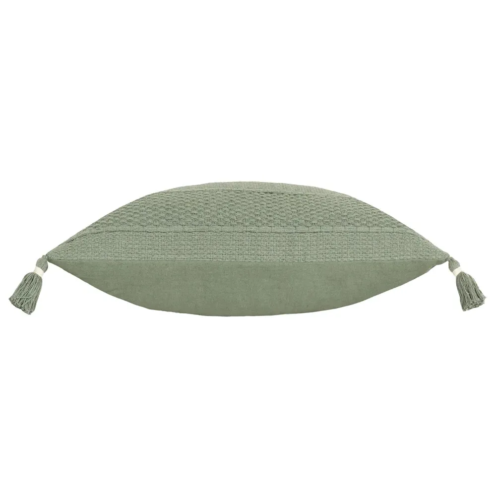 Caliche Tasselled Cushion - Multi, Cotton